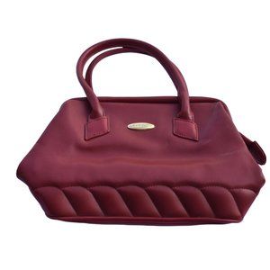 COPY - Women's Liz Claiborne Dark  Red Leather Top Handle Bag